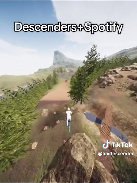 Exploring Descenders on PC at Night