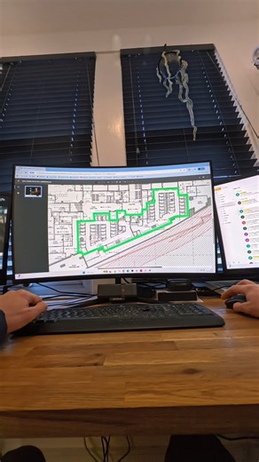 Floor Flatness Survey at MACE – Berkeley Square Another day, another precision-critical job. We were brought in to carry out a full floor flatness survey on a MACE project in Berkeley Square, where the internal fit-out subcontractor had zero tolerance on the slab level. For their shower room design to work, the floor needed sitting exactly at or below the designed Structural Slab Level (SSL). No margin for error. Arriving on a heavily congested and fast-paced site, we set up to laser-scan the pr
