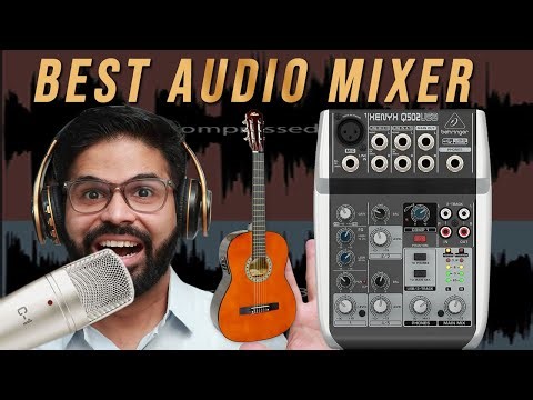 Behringer Q502 USB Full Tutorial | How to Connect Mic & Use All Control | Complete Audio Mixer Guide