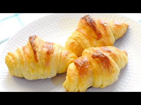 How to make croissants :Easy croissant recipe / Butter croissant recipe