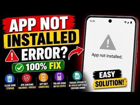 App Not Installed Error Fix 🔥 Android (Working Method)
