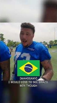 Let’s see good ball out there ⚽️ | #WorldCup #NFL #DetroitLions