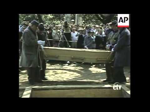Funeral for Confederate crew of submarine HL Hunley