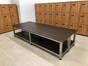 [Hot Item] China Manufacturer High Quality Gym Lockers HPL Locker with Bench