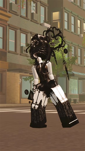 Goth Dance Set in Roblox: Best of Me Performance