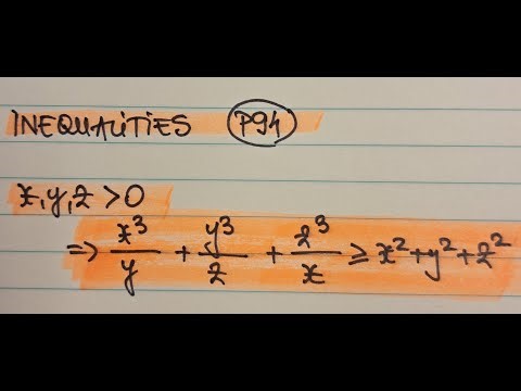 Inequalities / Tutorial