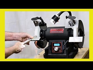 Bucktool 8" Grinder + CBN Wheel: The ULTIMATE Woodturning Sharpening Setup?