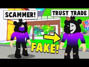 BULLY TT SCAMMER *PRETENDS* TO BE ME AND *SCAMS* FANS (Roblox Adopt Me)