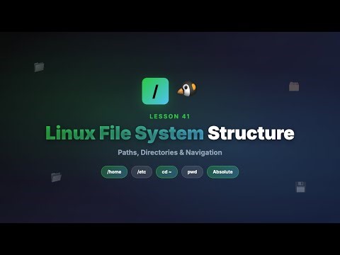 Understanding the Linux File System | Directory Structure, Paths & Navigation