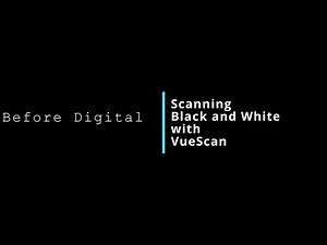 Scanning film with Vuescan