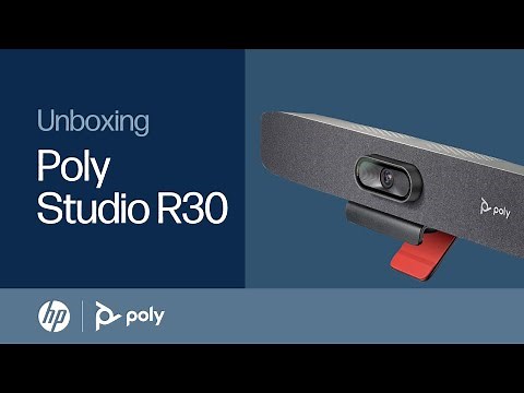 Poly Studio R30: Unboxing and Setup | HP Support