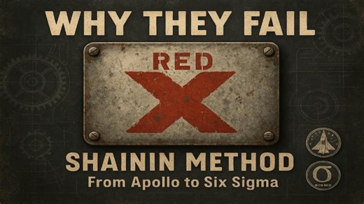 Shainin Red X Problem Solving: The Secret Method NASA Used #podcast #sixsigma | International Standard for Lean Six Sigma (ISLSS)