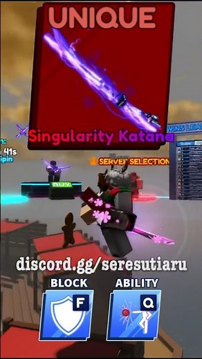 Singularity Katana Showcase | Blade Ball