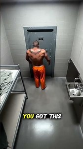 Prisoner Breaks Steel Door With Flying Kick — Solitary Cell CCTV