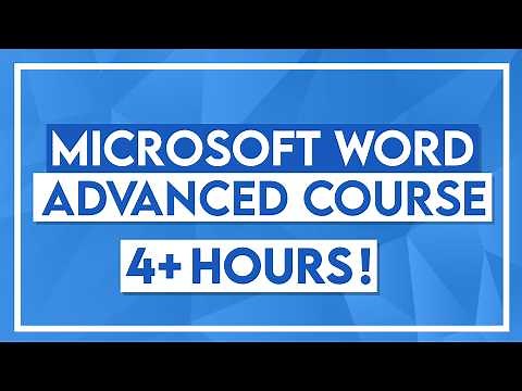 Microsoft Word Advanced Tutorial - Microsoft Word Tips and Tricks
