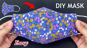 10K views · 445 reactions | New Style 3D Mask! Diy 3Layers Face Mask Easy Sewing Tutorial At Home | | P&K Handmade | Facebook