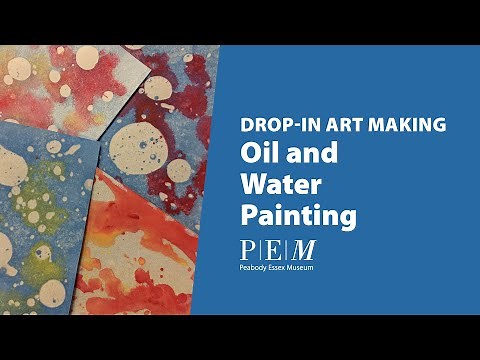 How to make an Oil and Water Painting | DIY