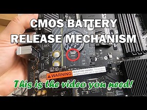 CMOS Battery Release Mechanism *PROPER* Guide *READ DESCRIPTION*