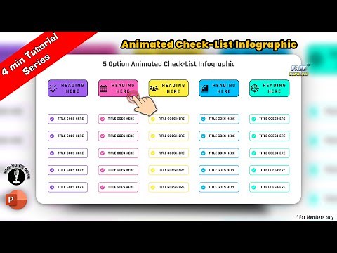 161.PowerPoint Interactive Animated Check-List Infographic Template