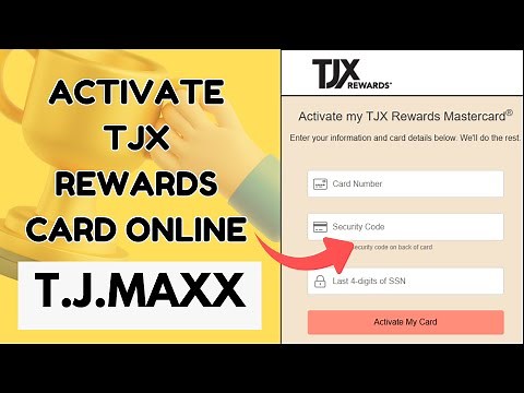 activate.tjxrewards.com: How to Activate TJX Rewards Card Online?