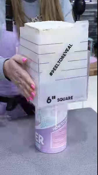 55K views · 518 reactions | The SHARPEST square cake corners in all...