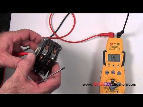 How to properly test a contactor