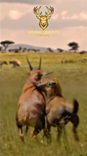 HYENA vs DEER - Deer Fights Back Against Hyena Attack #wildlife #animals