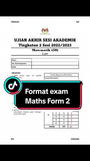 Exam Preparation Tips for UASA Form 2 Mathematics 2024