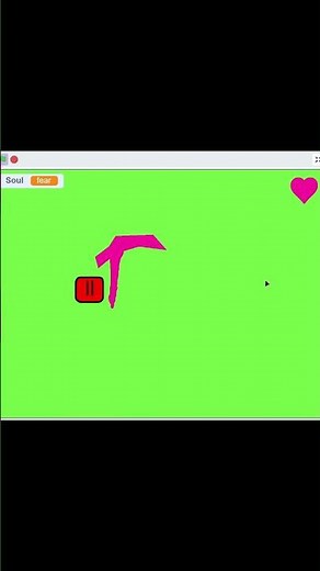 Updated my glitchtale soul scratch game + showcase #glitchtale #undertale #scratch #gaming