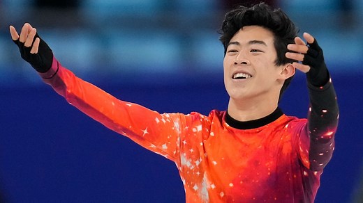 WATCH: Nathan Chen's 'Rocketman' performance launches him to Olympic gold