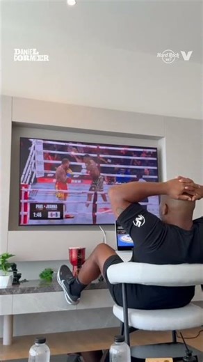 DC LOSES IT after Anthony Joshua KNOCKS OUT Jake Paul 👀🤯 #shorts #boxing #jakepaul #danielcormier