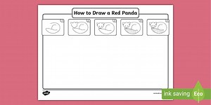 How to Draw a Red Panda