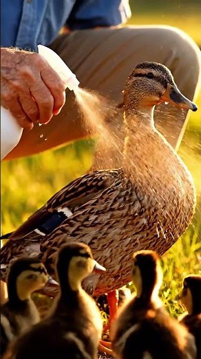 Ducklings Learn to Use Their Beaks for Exploration. 😝 #rescue #Animal #Dog #RescueAnimals