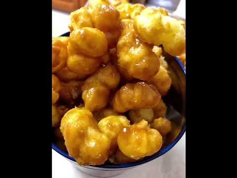 Easy Caramel Puff Corn