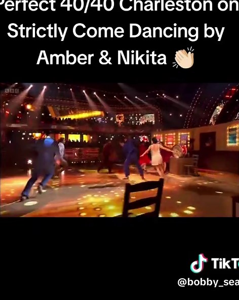 Absolutely electric! 🔥 One of the best Charlestons we’ve ever seen on Strictly. Amber & Nikita with a well-deserved 40/40. Musicals Week has officially been raised to a new level 🎭✨ #Strictly #StrictlyComeDancing #Amber #Nikita #Charleston