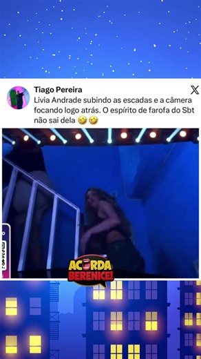 The internet is commenting on Livia Andrade's overly sentimental attitude at SBT during her appea...