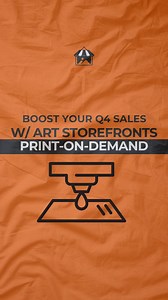 Boost Your Q4 Sales with Art Storefronts Print-on-Demand If you want to continue listening to Art Storefronts Marketing Manager about POD comment the word PRINT | Art Storefronts