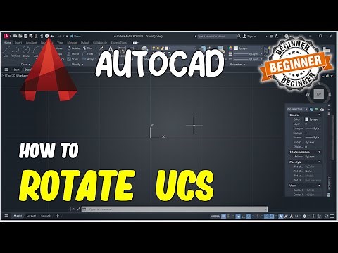 AutoCAD How To Rotate UCS