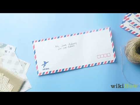How to Write an Address on an Envelope