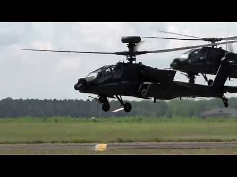 National Guard l AH-64 Apache Helicopters in Action