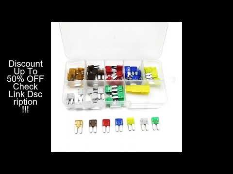 Mini M2 Auto Long Foot Fuse Combo Kit 5A 7.5A 10A 15A 20A 25A 30A Micro2 Car Fuse Combination with P