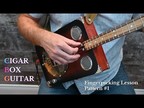Cigar Box Guitar 4-String Fingerpicking Lesson: Pattern 1