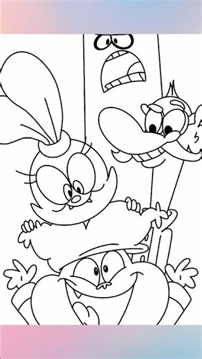 Drawing Chowder & Friends in Procreate (Timelapse)