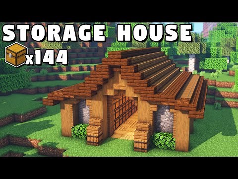 Minecraft Storage House Tutorial [How to Build]