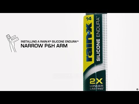 Rain X Silicone Endura Wiper Blade Narrow P&H Installation