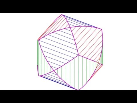 Intersection of 3 cylinders volume