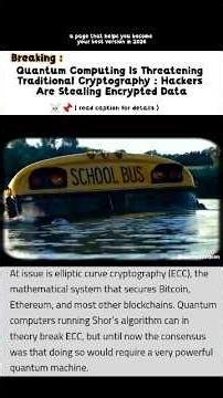 Quantum Computing Is Threatening Traditional Cryptography #cybersecurity #ethicalhacking #hacker