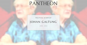 Johan Galtung Biography | Pantheon