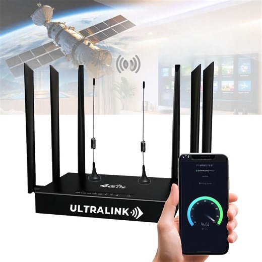 No more dropped connections, no matter where you are! The UltraLink...