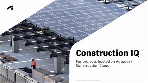 1.6K views · 74 reactions | Construction IQ has AI & ML capabilities to predict, prevent & manage project risks. Schedule a free live demo of Autodesk Build to see how Construction IQ works. #AI | Autodesk Construction Cloud | Facebook
